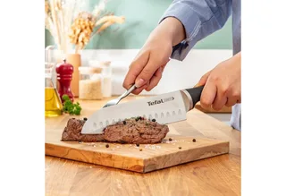 Ice Force Messenset - 3-delig - Vleesmes 20 cm - Santokumes 18 cm - Universeel Mes 11 cm van Tefal in Rvs – productfoto 2 van 4