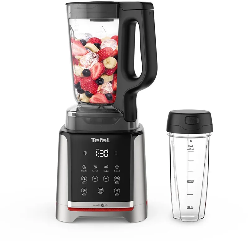 Infinity Mix - High-Speed Blender - 1600W - 10 Snelheden - Turbo-functie - Roestvrij Staal de Tefal en Noir – photo produit