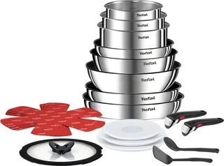 Ingenio Emotion Pannenset 20-delig - Inductie - Stapelbaar - Bespaar Ruimte in de Keuken von Tefal in Schwarz – Produktfoto 1 von 5