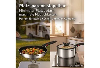 Ingenio Emotion Pannenset 22-delig - Inductie by Tefal in Silver – product photo 3 of 5