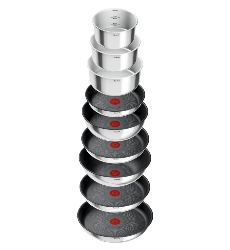 Ingenio Emotion Pannenset 22-delig - Inductie by Tefal in Silver – product photo 2 of 5