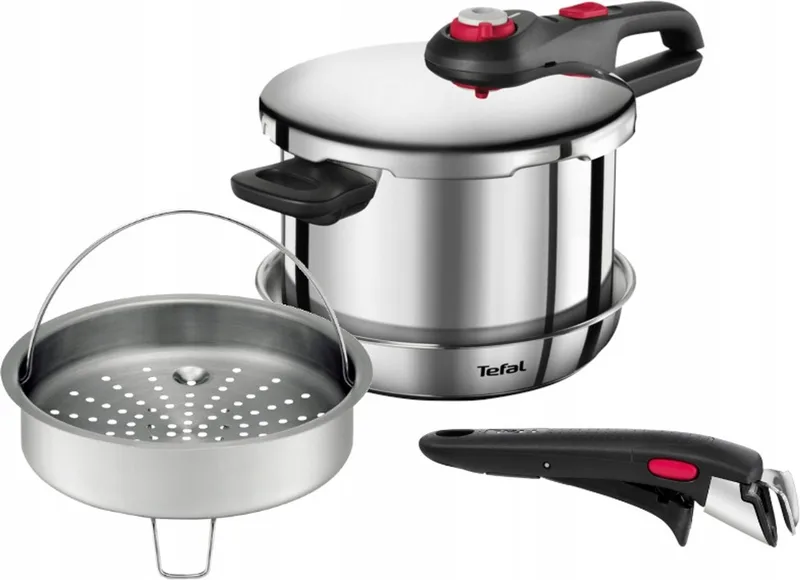 Ingenio Emotion Snelkookpan 6L - 6 Delen von Tefal in Silber – Produktfoto