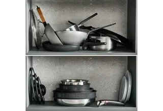 Ingenio Excellence Ceram - Pannenset - 13-delig - Fusion Core - Inclusief Deksel - Handgrepen - PFAS vrij by Tefal in Black – product photo 4 of 5