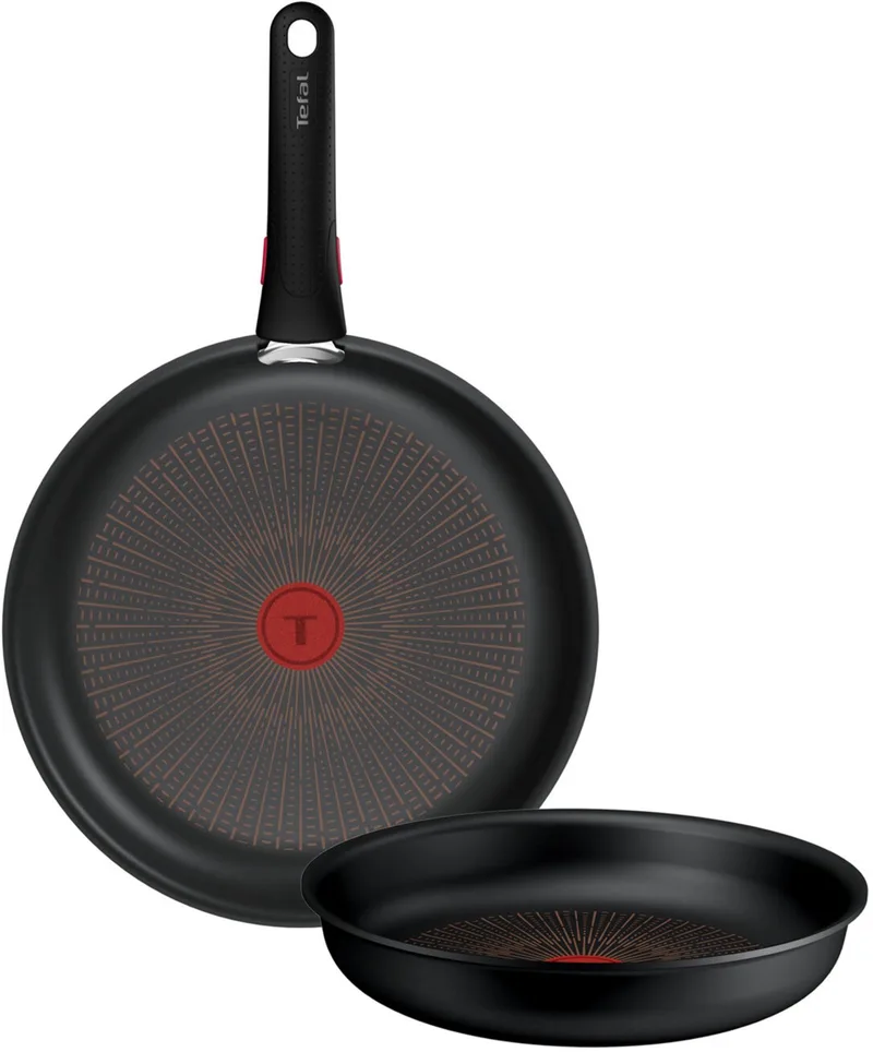 Ingenio Excellence Fusion Pannenset 3-delig – 24/28 cm + afneembare handgreep by Tefal in Black – product photo