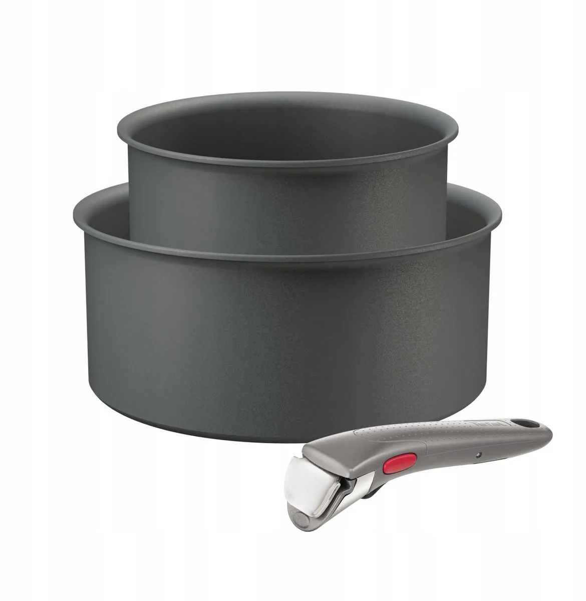 Ingenio Halo Pannenset 16/20cm met Titanen Antiaanbaklaag fra Tefal i Grå – produktbillede