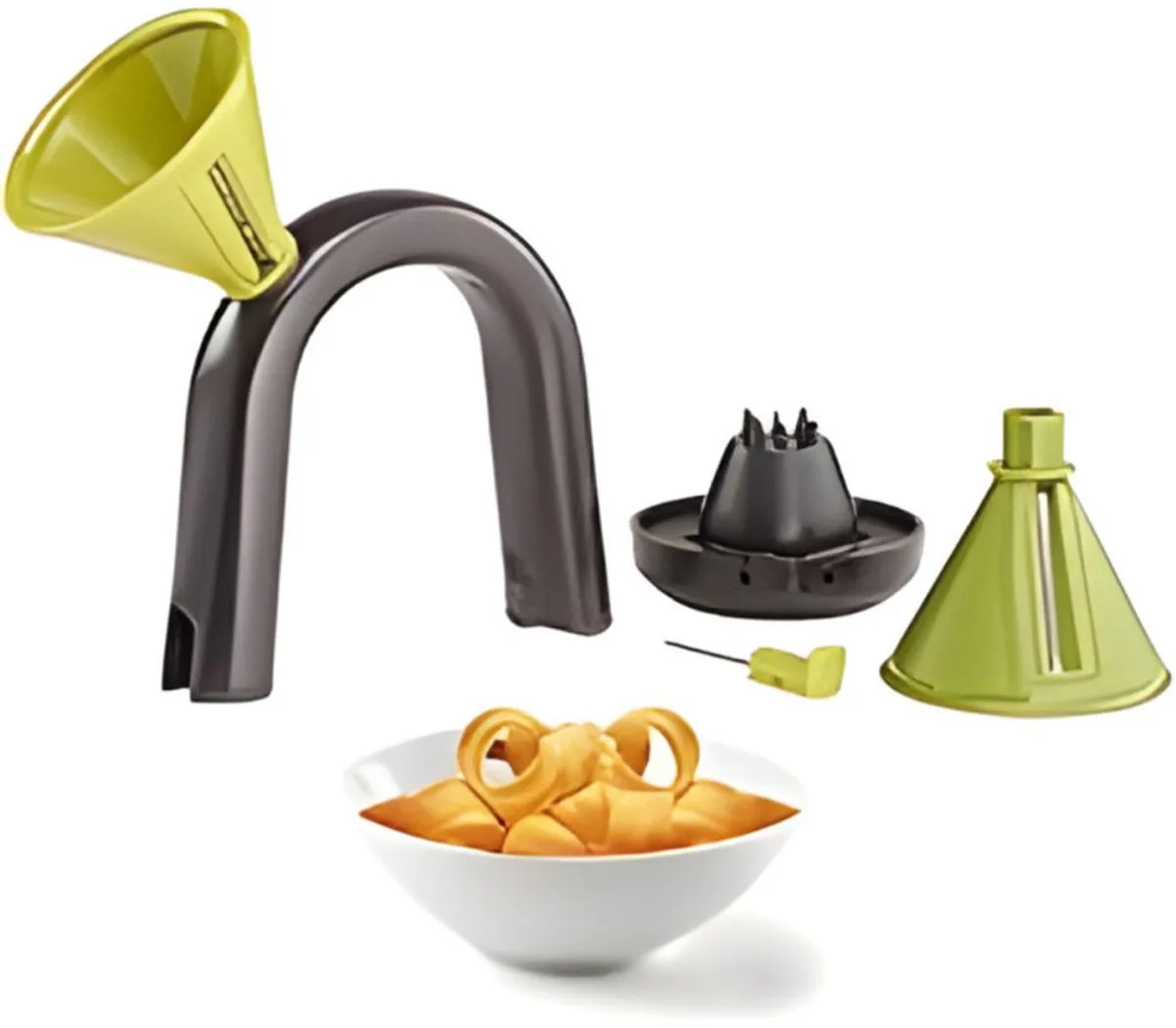 Ingenio Kitchentools K22980 - Spiraalsnijder - Kunststof - Compact - Makkelijk Schoon te Maken van Tefal in Groen, Zwart – productfoto
