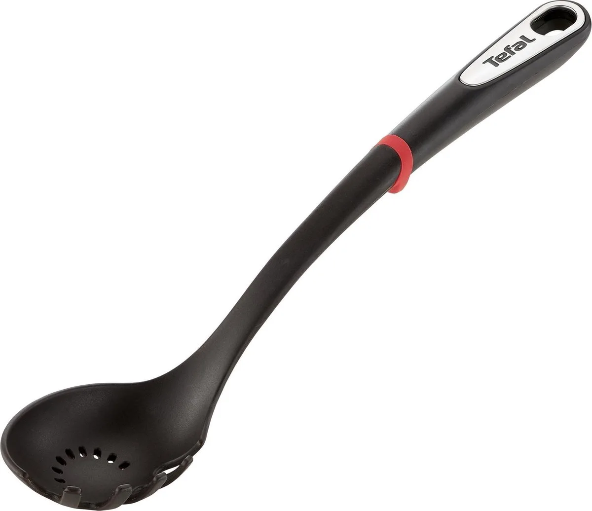 Ingenio Kitchentools - Pastalepel - Zwart - Kunststof - Hittebestendig van Tefal in Rood – productfoto