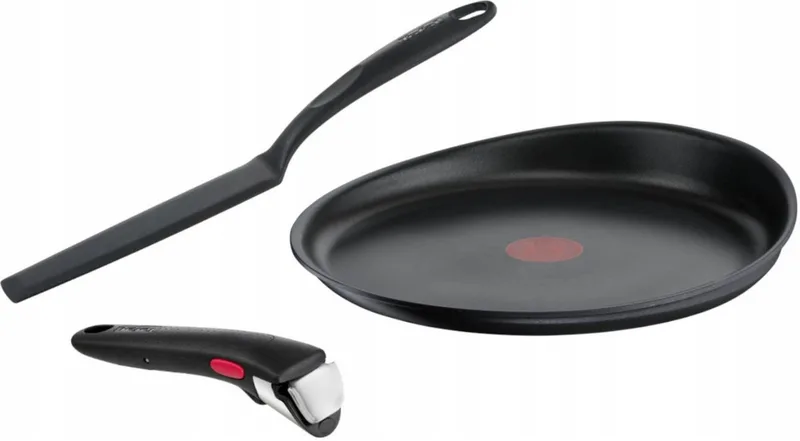 Ingenio Pannenkoekenpan Set 3 Delig met Anti-aanbaklaag von Tefal in Schwarz – Produktfoto