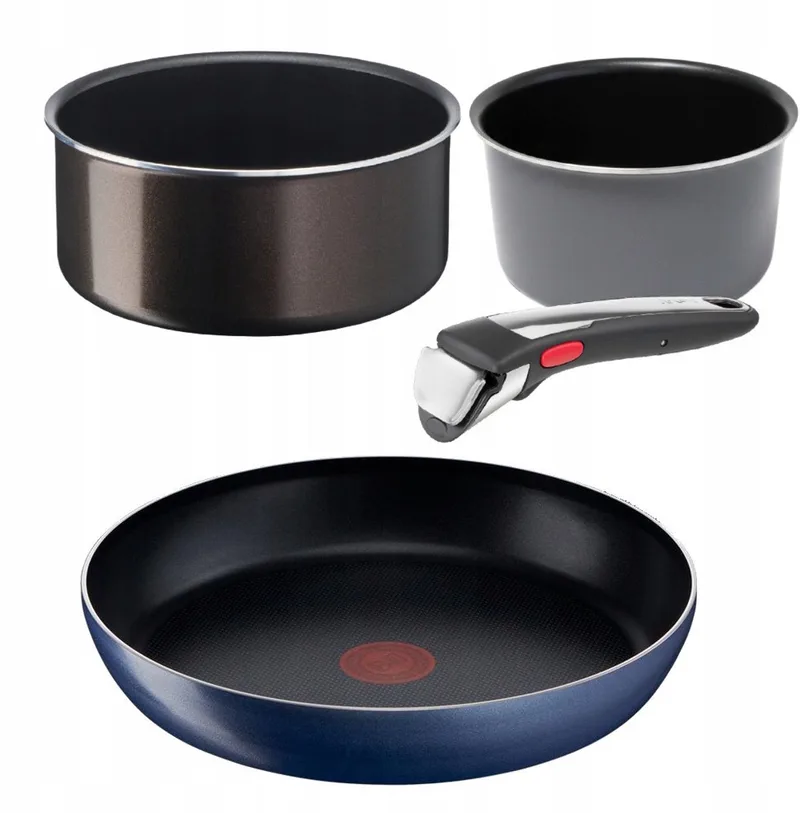Ingenio Pannenset met Afneembare Steel - 3 Pannen & Steel von Tefal in Various – Produktfoto