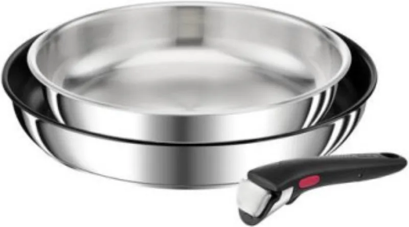 Ingenio Preference Pannenset - Braadpannen - 24cm + 28cm - Anti aanbak von Tefal in Roestvrijstaal – Produktfoto