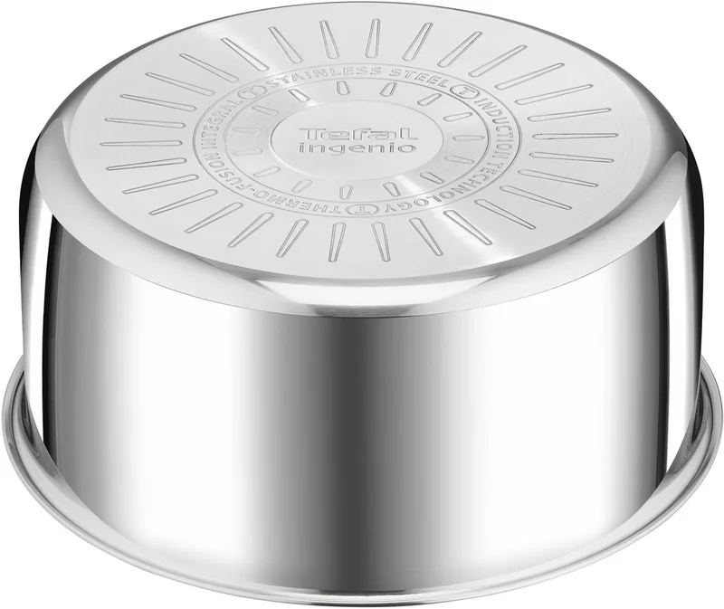 Ingenio Preference - Steelpan - Ø18 cm - Zonder handgreep von Tefal in Roestvrij staal – Produktfoto 3 von 4