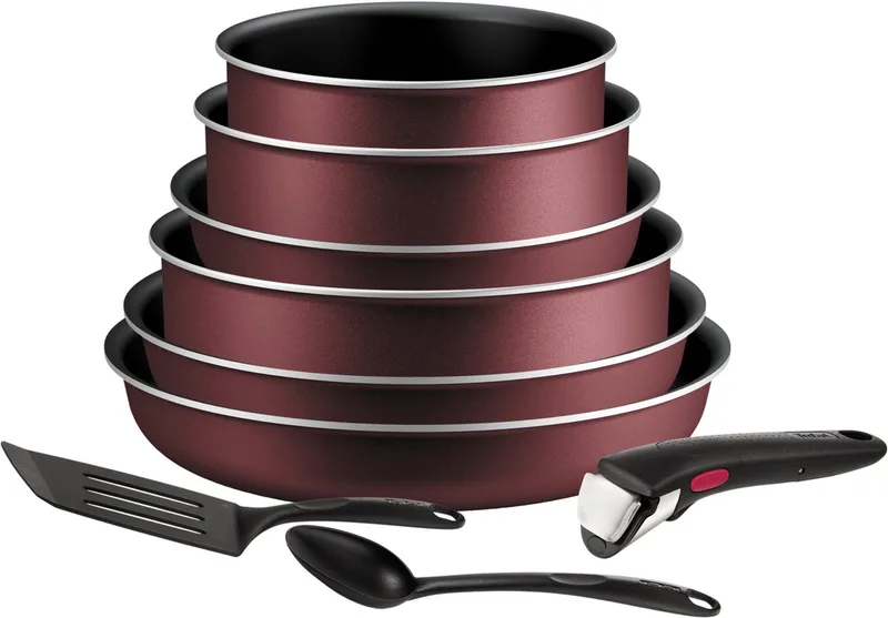 Ingenio Simply Cook 9-delige pannenset - inductie van Tefal in Zwart – productfoto