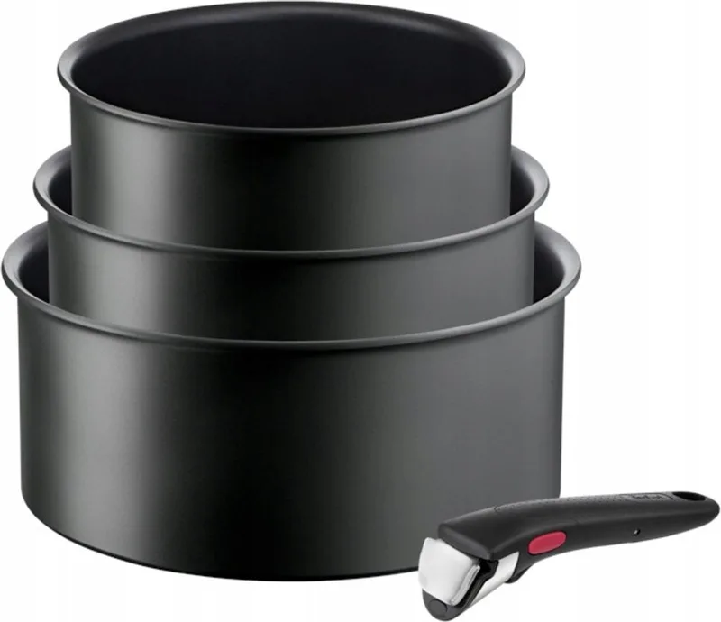 Ingenio Ultimate Aluminium Pannenset 4 Delen by Tefal in Black – product photo