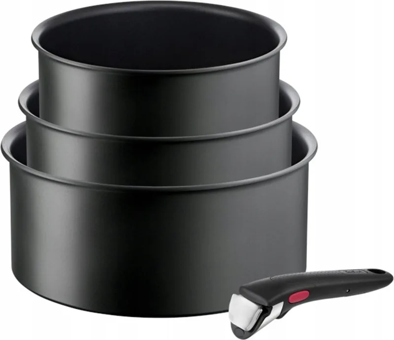 Ingenio Ultimate Pannenset 4 Delen - Anti-aanbak & Inductie de Tefal en Noir – photo produit