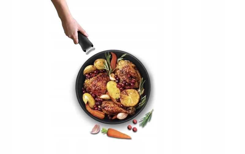 Ingenio Ultimate Wokpan 26 cm - Titanium Coating by Tefal in Silver – product photo