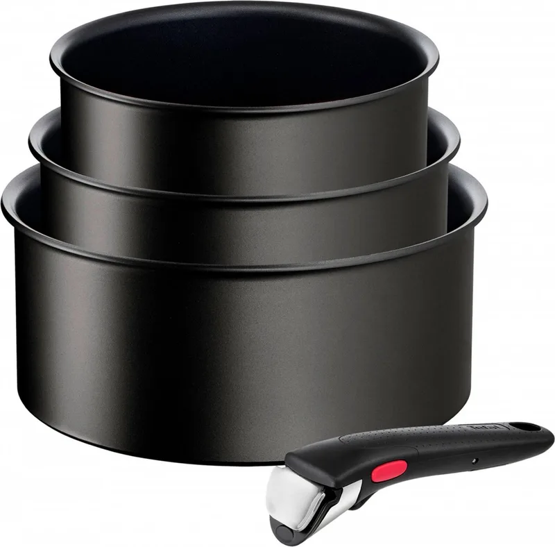 Ingenio Unlimited L7639343 pannenset 4 stuk(s) by Tefal in Black – product photo 1 of 6