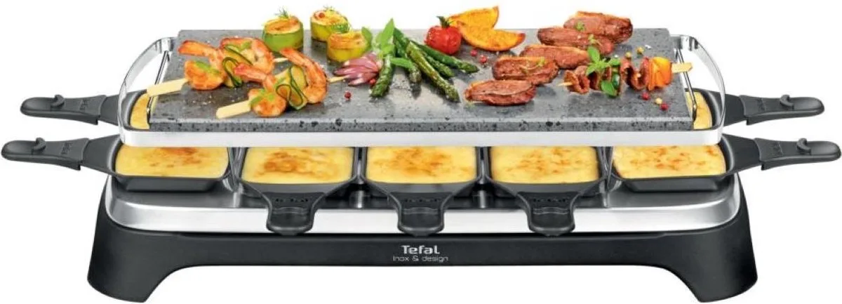 Inox & Design PR457B12 - Steengrill van Tefal in Grijs – productfoto
