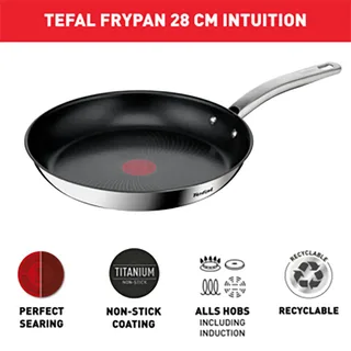 Intuition Koekenpan 28cm - Inductie, Anti-aanbak by Tefal in Black – product photo 5 of 6