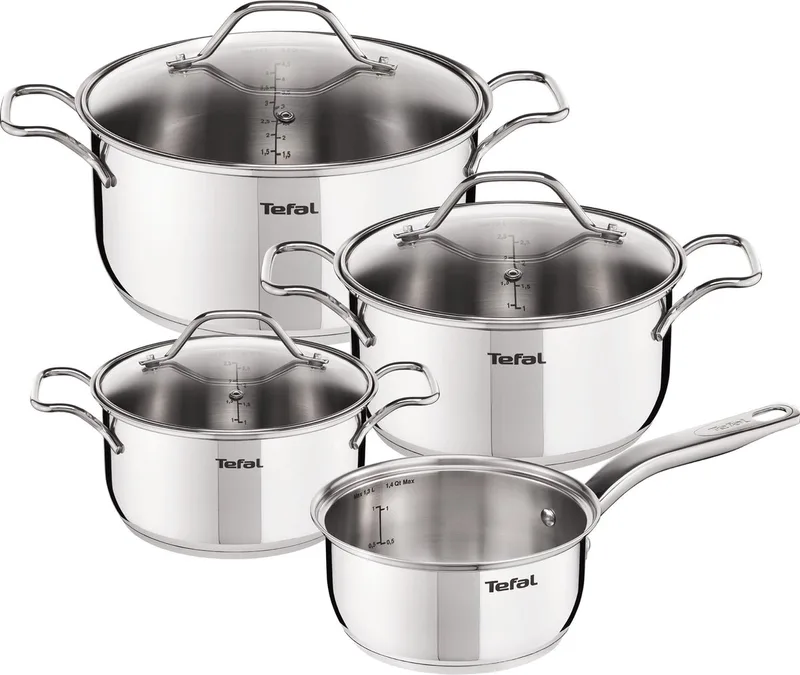 Intuition - Pannenset 4-Delig by Tefal in Rvs – product photo