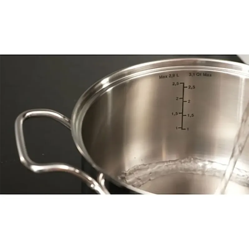 Intuition Pannenset 5-Pannen kookset - Steelpan Ø 16 cm, kookpan 18/20/24 cm, soeppan 22 cm by Tefal in Silver – product photo 3 of 5