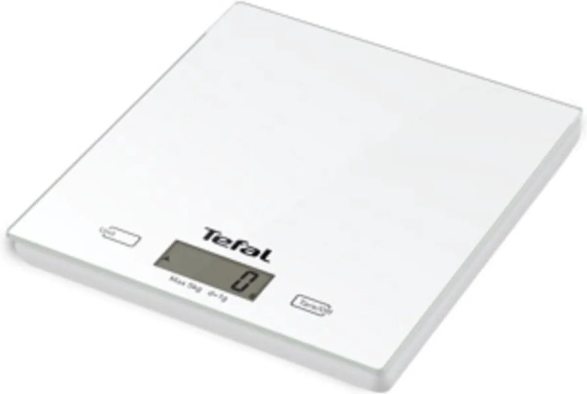 keukenweegschaal Grijs 18.7 x 26 x 21.8 cm van Tefal in Wit – productfoto