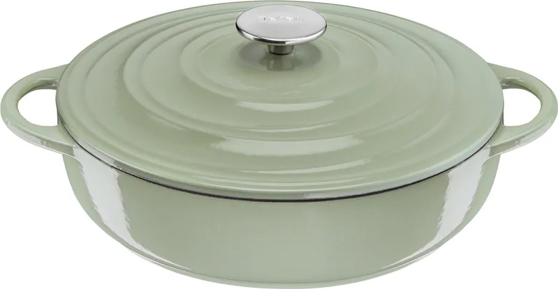 LOV - Lage Braadpan - Ø28 cm - 3.8L - Inductie von Tefal in Grün – Produktfoto
