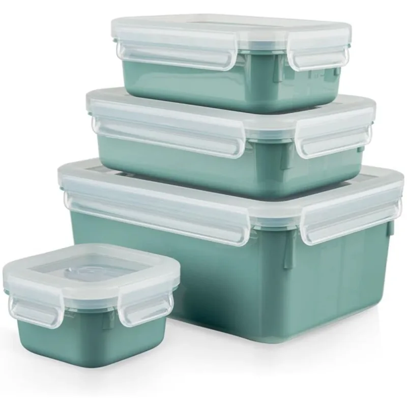 Masterseal Farb-Edition Frischhaltedose-Set, 4-teilig, Wassergrün van Tefal – productfoto