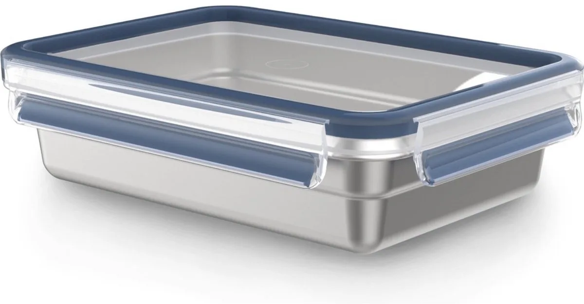 MasterSeal RVS - Vershouddoos - 1,2L - Luchtdicht - Rechthoekig van Tefal in Blauw – productfoto