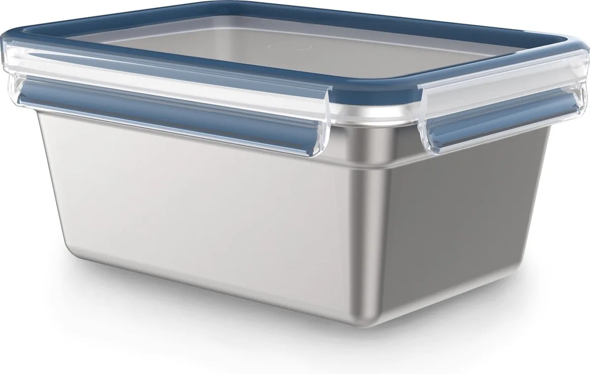 MasterSeal RVS - Vershouddoos - 2,0L - Luchtdicht - Geschikt voor Diepvries van Tefal in Roestvrijstaal – productfoto