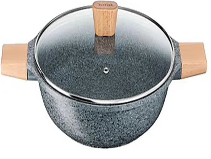 Natura Hoogwaardig Titanium Coated Kookpan - 24 cm - 4.8L by Tefal in Grey – product photo