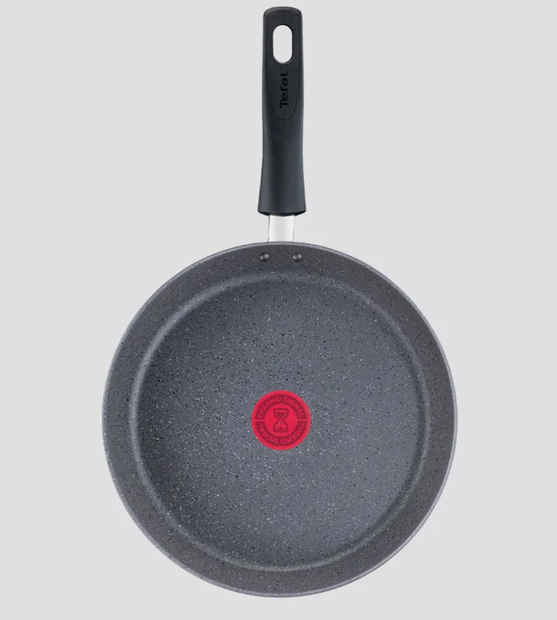 NATURAL FORS - ALL HOBS - 28CM - PANNENKOEKENPAN by Tefal in Grey, Stone-look – product photo