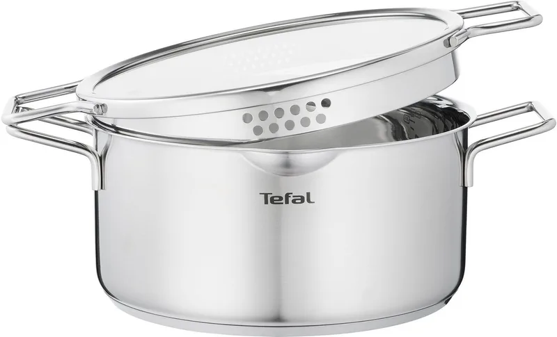 Nordica - Pannenset - 3-delig - Inductie - RVS - Geschikt voor alle warmtebronnen de Tefal en Argent – photo produit 4 sur 5