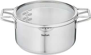 Nordica - Pannenset - 3-delig - Inductie - RVS - Geschikt voor alle warmtebronnen de Tefal en Argent – photo produit 2 sur 5