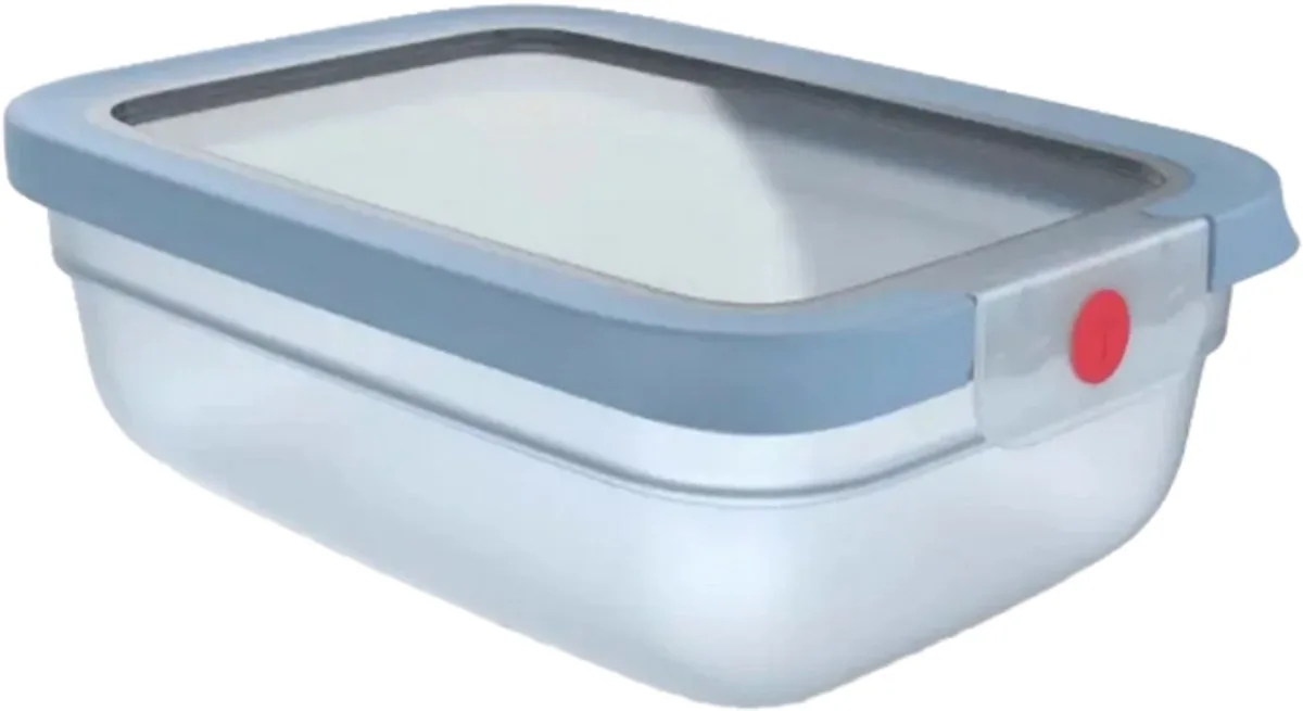 oneClick N1210710 vershoudbakje rechthoekig (1,2L) van Tefal in Blauw – productfoto