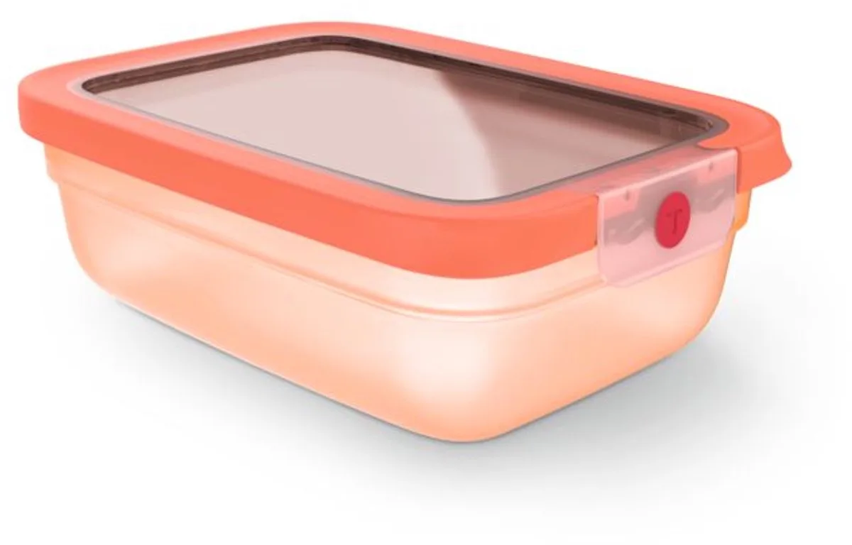 oneClick N1210810 vershoudbakje rechthoekig (1,2L) fra Tefal i Orange – produktbillede