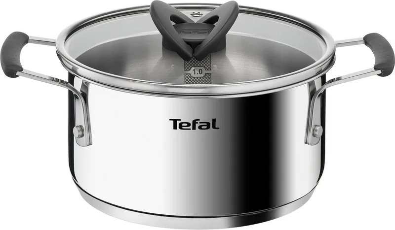 Opti'Space Pannenset 3-delig (steelpan 16 cm, kookpan 20/24 cm) G7376S44 von Tefal in Roestvrijstaal – Produktfoto 5 von 5