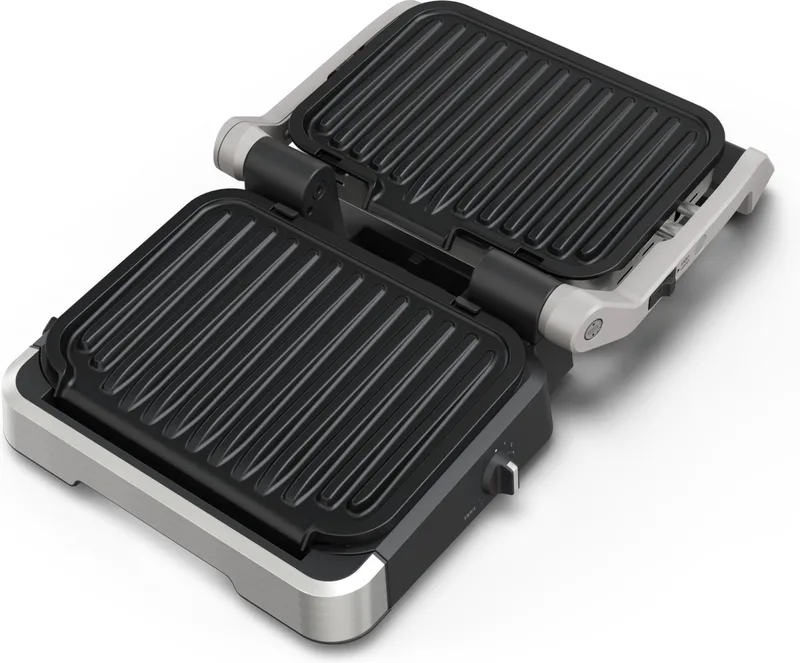 OptiGrill 2in1 GC772D - Contactgrill - Intelligent Grill en BBQ by Tefal in Rvs – product photo