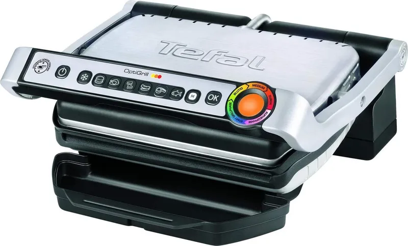 Optigrill GC705D Intelligente contactgrill fra Tefal i Sort – produktbillede