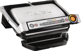 Optigrill+ GC712D - Contactgrill - Temperatuurcontrole - 6 automatische programma's by Tefal in Titanium, Silver – product photo 1 of 3