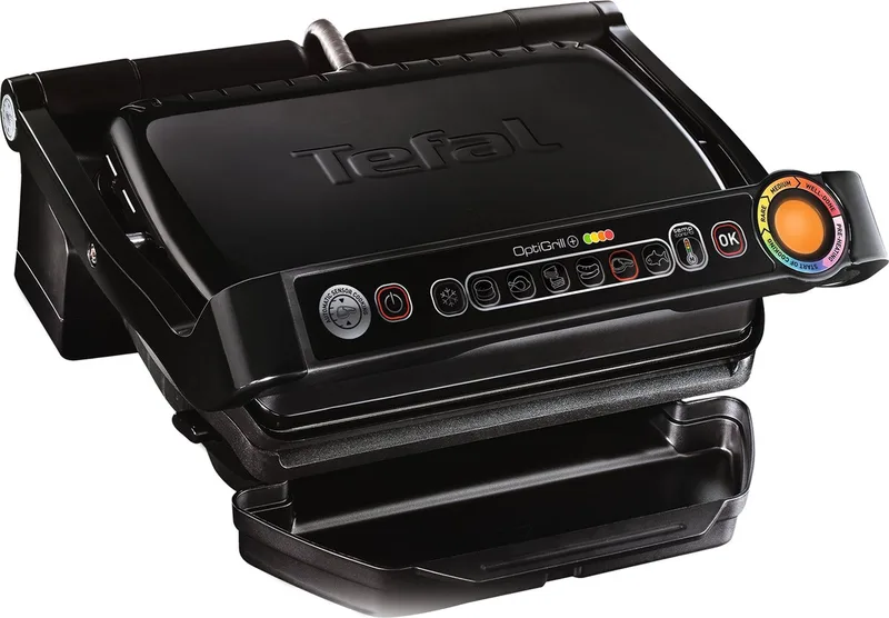 OptiGrill + OptiGrill+ GC7128 contactgrill by Tefal in Black – product photo