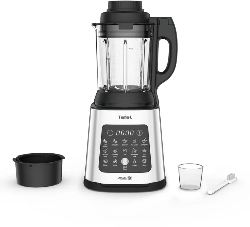 Perfectmix Cook BL83SD - High-Speed Blender - 1.75L - 1400W - Inclusief Stoommand - Voor Koken fra Tefal i Sølv – produktbillede
