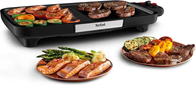 Plancha Booster CB641810 contactgrill by Tefal in Black – product photo