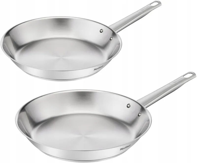 Professional Pannenset RVS 24/28 cm - Geschikt voor Inductie by Tefal in Silver – product photo