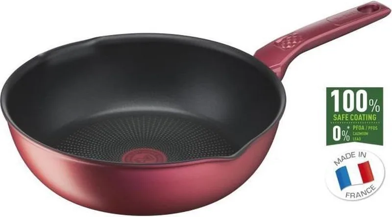 Protech Diepe Koekenpan 26 cm - Geschikt voor Inductie by Tefal in Red – product photo