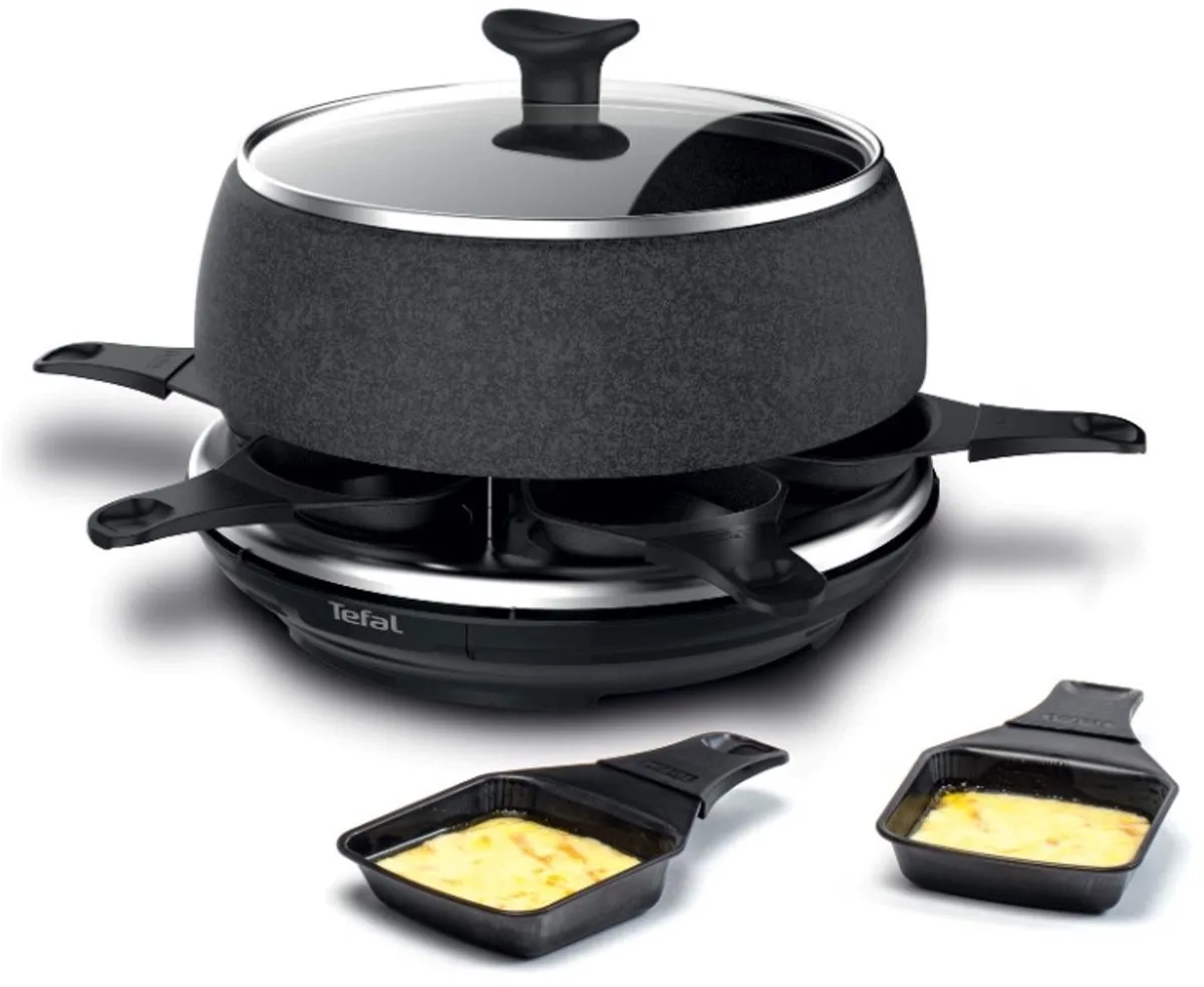 RE12C8 Cheese'N'Co 6-in-1 - Gourmetset & fondueset - 6 Personen van Tefal in Zwart – productfoto
