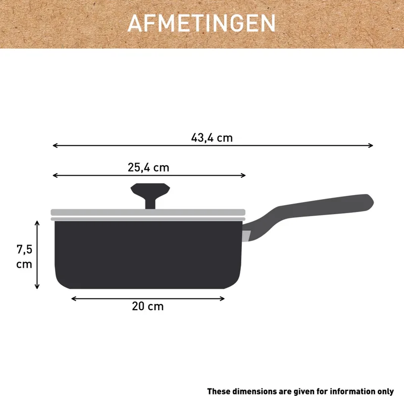 Renew Black Keramische Hapjespan - 24 cm - Inductie by Tefal in Black – product photo