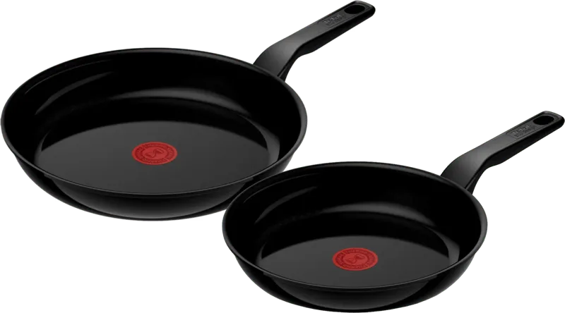 Renew Black Keramische Koekenpannenset 24 + 28 cm fra Tefal – produktbillede