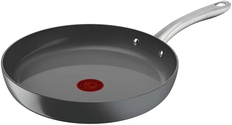 Renew+ Koekenpan - Ø30 cm - Keramisch - PFAS-vrij - Geschikt voor Inductie fra Tefal i Grå – produktbillede 1 af 6