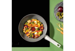 Renew ON - Wokpan - Ø28 cm - Keramisch - PFAS-vrij - Geschikt voor Inductie de Tefal en Gris – photo produit 4 sur 5