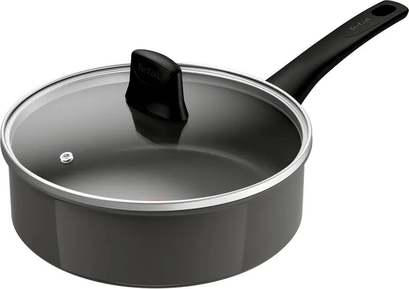 Renewal Keramische Hapjespan 24 cm + Deksel - Geschikt voor inductie - Gerecycled aluminium de Tefal en Gris – photo produit